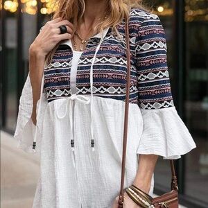 Grace& Lace‎ Valencia Jacquard Jacket Shirt S NWT